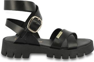 Les Tropeziennes Leren sandalen met dikke zool Tiana