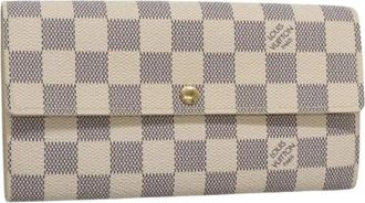 Louis Vuitton Pre-owned Wallets, female, White, Size: ONE SIZE Pre-owned Canvas Wallet