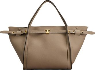 Tod's Borsa tote con fibbia - Toni neutri