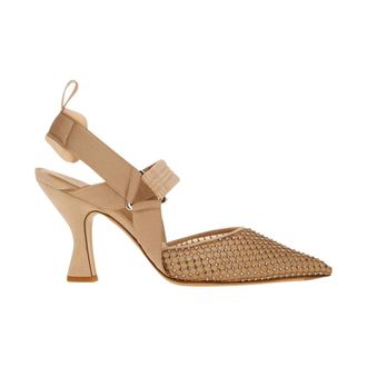 Fendi Colibr&igrave; Pump - Shoes - Mujer - Beige - 37 EU