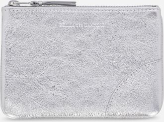 Comme Des Garçons Silver Line Zip Pouch Silver