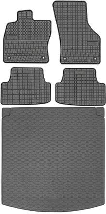 OEM Juego De Alfombrillas De Goma Para Coche Y Maletero Para Seat Leon Iii St / Leon X-perience Kombi (de Enero De 2014 A Febrero De 2020)
