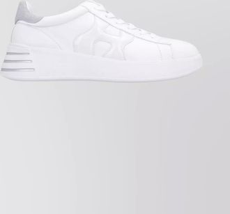 Hogan low-top leather sneakers platform sole