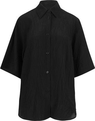 Christian Wijnants Wide-waisted shirt with wrinkled texture