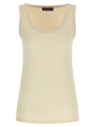 Fabiana Filippi Beige Diamond wire top