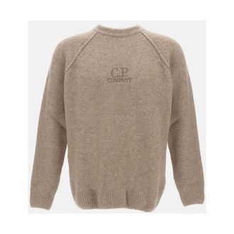 C.P. Company C.P. Company, Round-neck Knitwear, male, Brown, L, Knitwear Crew Neck