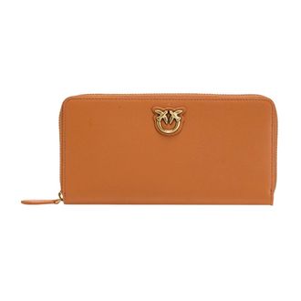 Pinko Wallets & Cardholders, female, Brown, Size: ONE SIZE Ryder Wallet Zip Around L Simply 4 Vitello Seta