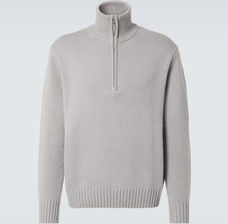 Allude Cashmere half-zip sweater