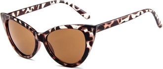 Generic Trend Women Street Photography Sunglasses Men Vacation Polarized Driving Sun Glasses(Brown)