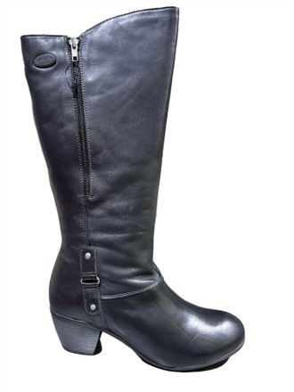 Eric Michael Womens Sweden High Boots In Black