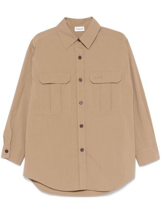 P.A.R.O.S.H. Nylon en Katoen Blend Shirt