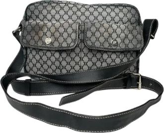Celine Pre-owned Cross Body Bags, female, Black, Size: ONE SIZE Pre-owned Canvas Crossbody Bag