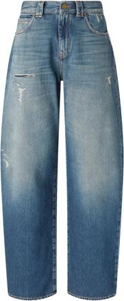Pinko Eloise Loose-fit Jeans - Dames - Loose Fit Jeans - Blauw - W28 - Denim - Jeans