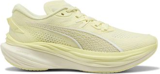 Puma Womens Deviate Nitro 3 Running Shoes, Gold Moon/Alpine Snow, 5.5