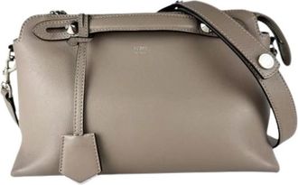Fendi Pre-owned Vintage Schoudertas - Dames - Vintage Schoudertas - Grijs - ONE Size - Leer - Vintage