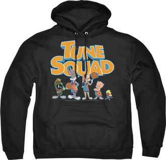 Gildan Space Jam 2 Tune Squad Letters Adult Pull Over Hoodie / Hooded Sweatshirt