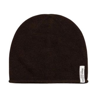 Marc O'Polo Komplet - Dames - Hoeden - Bruin - ONE Size - Wol - Accessoires