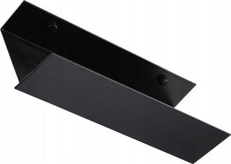 OEM Estante Mural Ba&ntilde;o Moderno Aluminio Negro