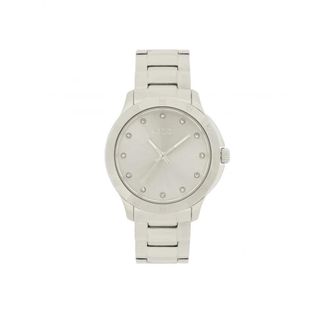 Kazar Zilveren dameshorloge aan een armband - Dames - Horloges - Grijs - ONE Size - Accessoires