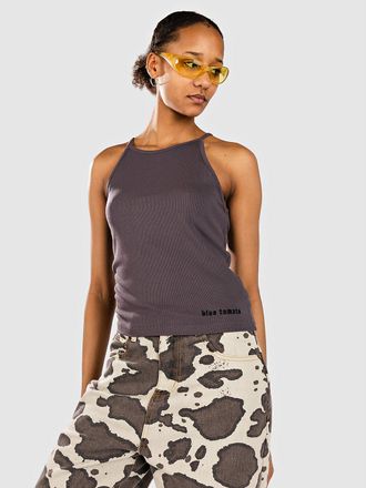 Blue Tomato Cropped Halter Cami Tank Top schwarz