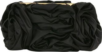 Badgley Mischka Jett Silk Clutch