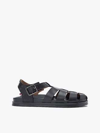 Tommy Hilfiger Leather Serrated Fisherman Sandals