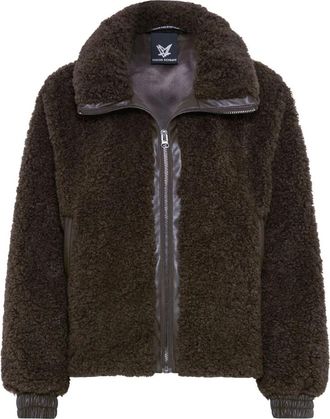Fuchs Schmitt Jack met imitatiebont- paspelzakken - Dames - Jassen - Bruin - L - Jassen