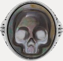 Vivienne Westwood Man. Jed Ring Antique-platinum-grey-mop Antique-platinum-grey-mop Unisex