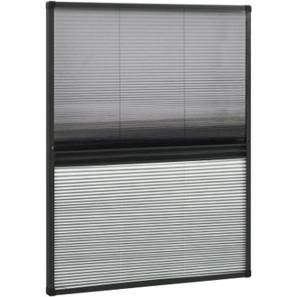 vidaXL Vidaxl - Mosquitera Plisada Para Ventanas Aluminio Con Sombra 80x100cm