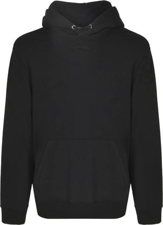 Lanvin Zwarte Sweater Hoodie - Heren - Hoodies - Zwart - M - Katoen - Hoodies & sweatvesten