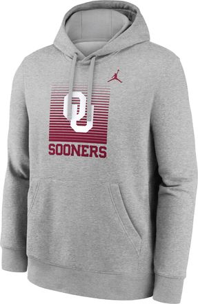 Nike Jordan Oklahoma Primetime Nike Mens College Pullover Hoodie in Grey | NKDK06GOKN-HSE