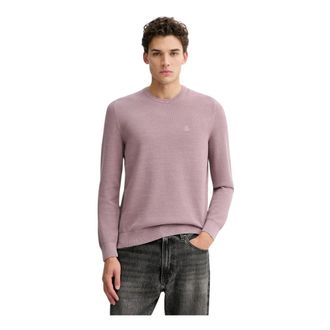 Marc O'Polo Maglione regular con fine struttura piqu&eacute; - - Knitwear - Uomo - Rosa - XL