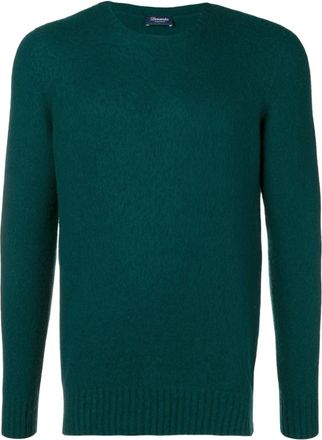 Drumohr Green Crew Neck Sweater