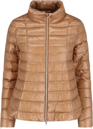 Herno Classic Tailored Jacket With Structured Collar And Glossy Finish