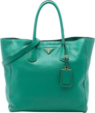 Prada Pre-owned Prada Vitello Daino Open Convertible Tote 66Y929OCYYGQ68X2