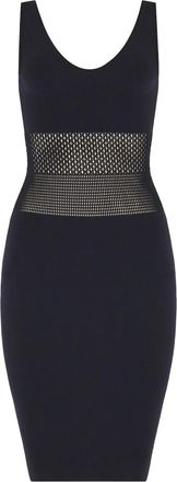 Wolford Abito Mosaic Net - Nero
