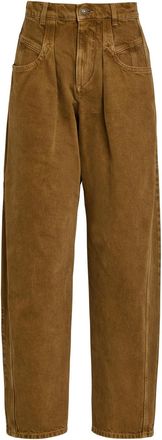 Isabel Marant Lisha Barrel-leg Jeans - Bronze - 34 (UK6 / XS)