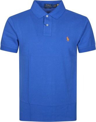 Polo Ralph Lauren Slim Fit Polo - Heren - Polos - Blauw - L - Katoen - Tops