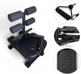 OEM Silla De Entrenamiento Multifuncional Stepper Para Abdominales Con Bandas De Resistencia Ajustable Y Plegable Flexara
