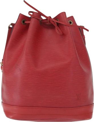 Louis Vuitton Noe Epi Leather Red Leather Handbag (Pre-Owned)
