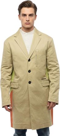 Dsquared2 Beige Single-Breasted Trench Coat