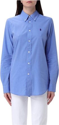 Polo Ralph Lauren Dames, Blouses & Shirts, Blauw, Maat: M Katoen