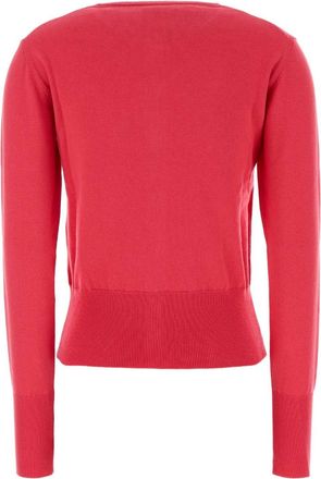 Vivienne Westwood Womens Cardigan Red Cotton Cashmere