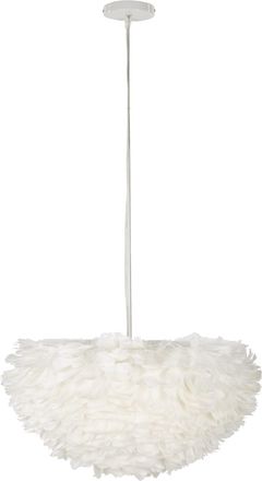 Mauro Ferretti Lámpara de araña con plumas blancas cm ø 60x30