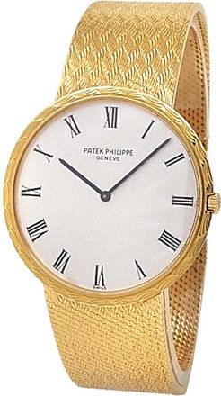 Patek Philippe Pre-owned Patek Philippe Calatrava Automatic Silver Dial Mens Watch 3588