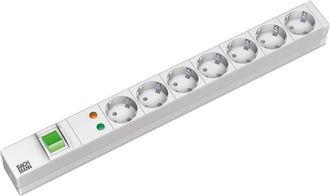 Bachmann Regleta Bachmann 19 Alu, 7 Tomas Con Interruptor