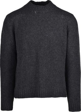 Daniele Fiesoli Truien & Vesten, Heren, Grijs, M, Wol, Maglione Girocollo