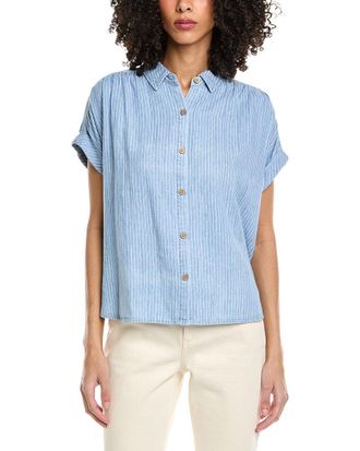 Faherty Breeze Linen-Blend Shirt