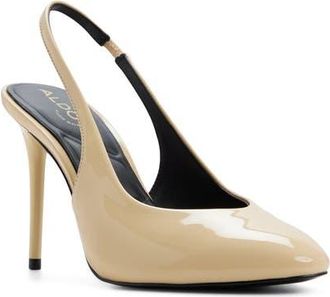 Aldo Annalore Slingback Pump in Light Yellow at Nordstrom, Size 6.5