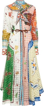 Alemais Patchwork-printed Dress
